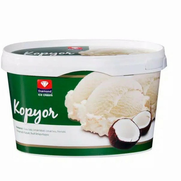 Diamond ice cream es krim diamond 700ml - kopyor