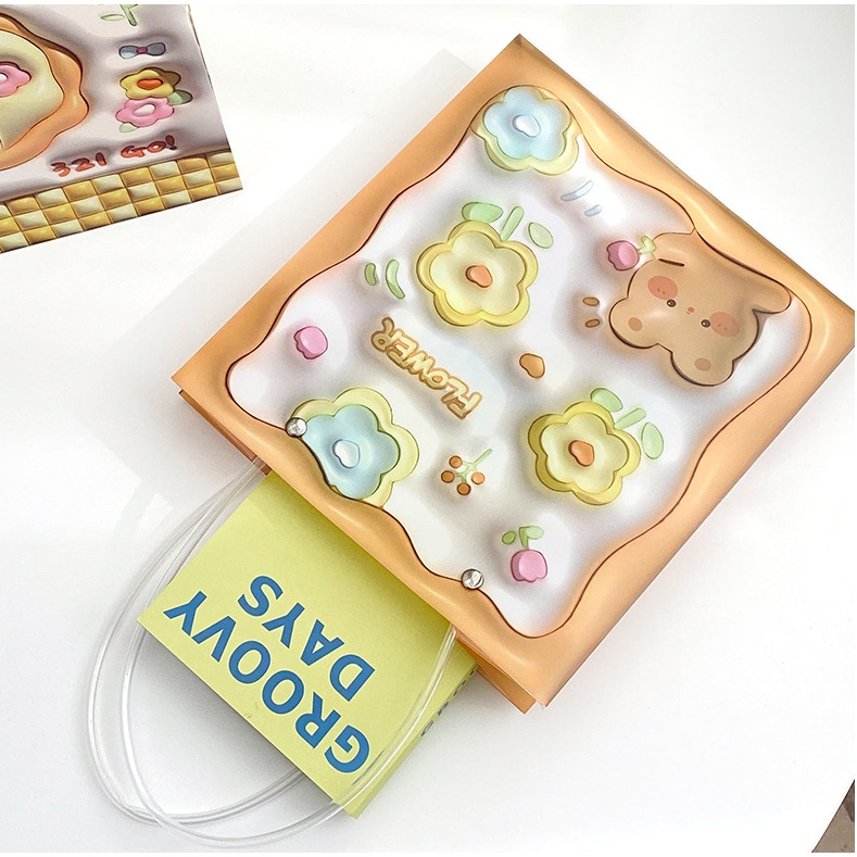 

J2 - Plastik hadiah Gift bag 3D motif lucu Bag mika hadiah ultah