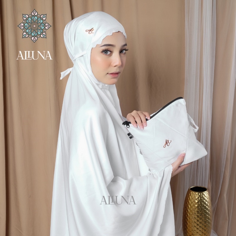 BESTPROMO ALLUNA - Mukena Dewasa Daily Alluna Lasercut Nalla