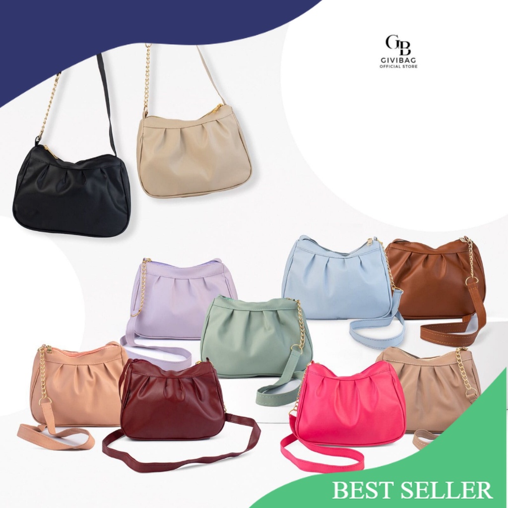 Ivana Bag - tas wanita - tas fashion - tas slingbag - tas bahu/Rapat