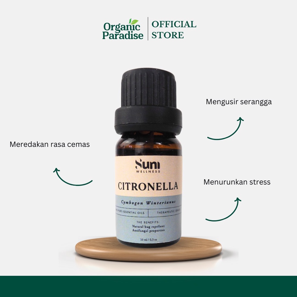 

Premium Suni Wellness Essential Oil Citronella 10 ml Aromatherapy Oil
