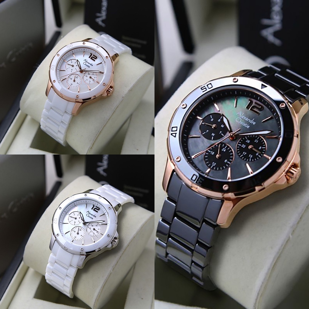 ALEXANDRE CHRISTIE AC 2438 JAM TANGAN WANITA ORIGINAL GARANSI 1 TAHUN
