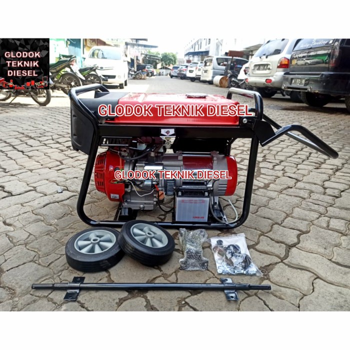 GENSET 5000 WATT BENSIN / GENERATOR LISTRIK 5000 WATT GASOLINE TERBAIK - PACKING STANDAR