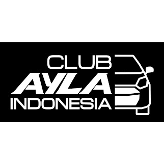 STIKER CUTTING HOLOGRAM MOBIL CLUB AYLA INDONESIA MURAH
