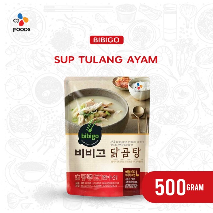 

NEW Termurah BIBIGO Sup Tulang Ayam