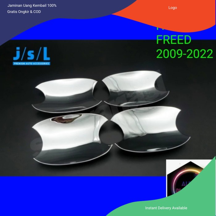 HONDA FREED 2009-2023 OUTER HANDLE - chrome Aksesoris mobil