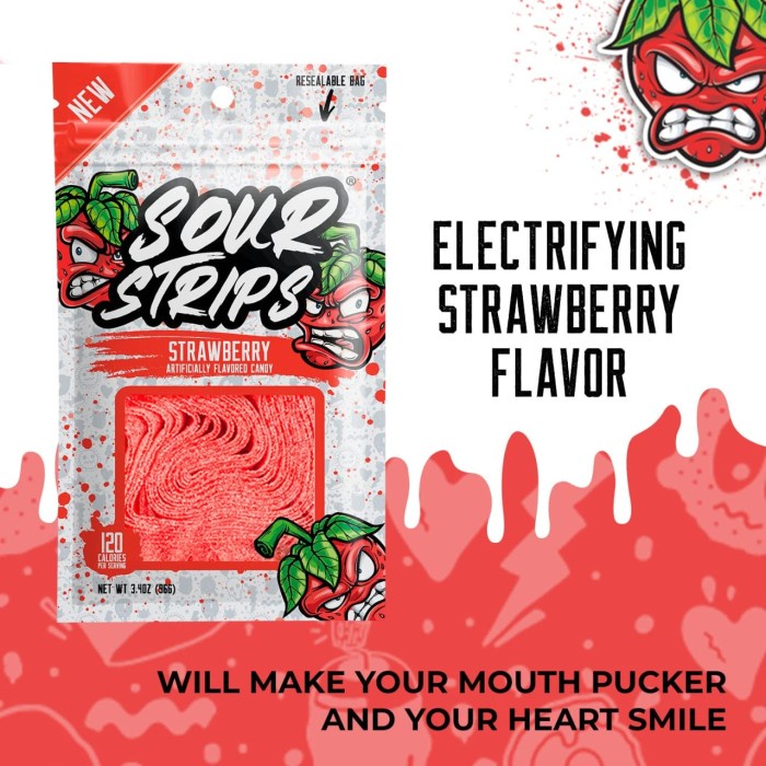 

✨PROMO✨ -Sour Strips Actual Sour Candy - Tropical Mango