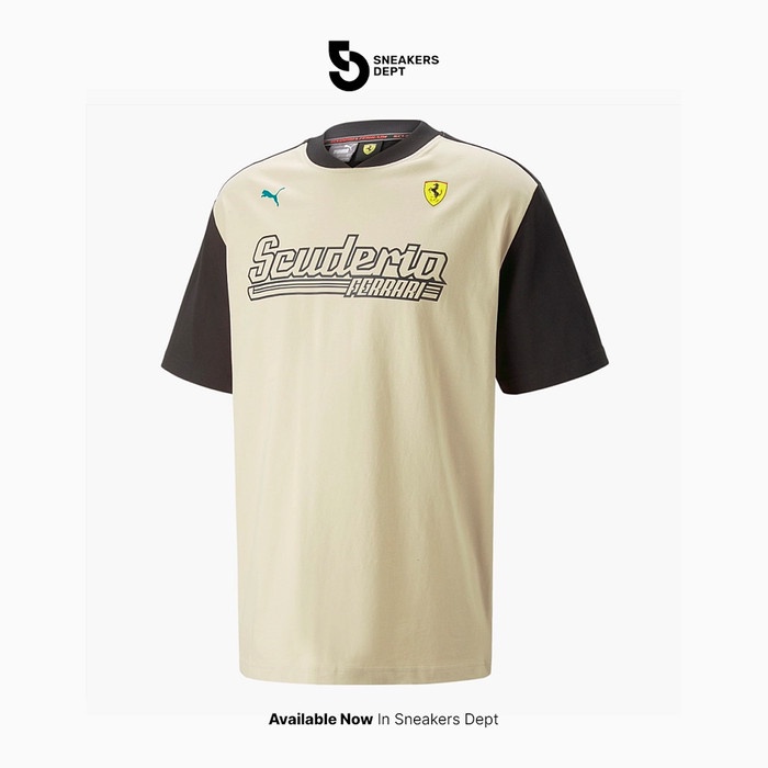 PUMA Kaos Pria FERRARI RACE STATEMENT TEE 53814906 ORIGINAL