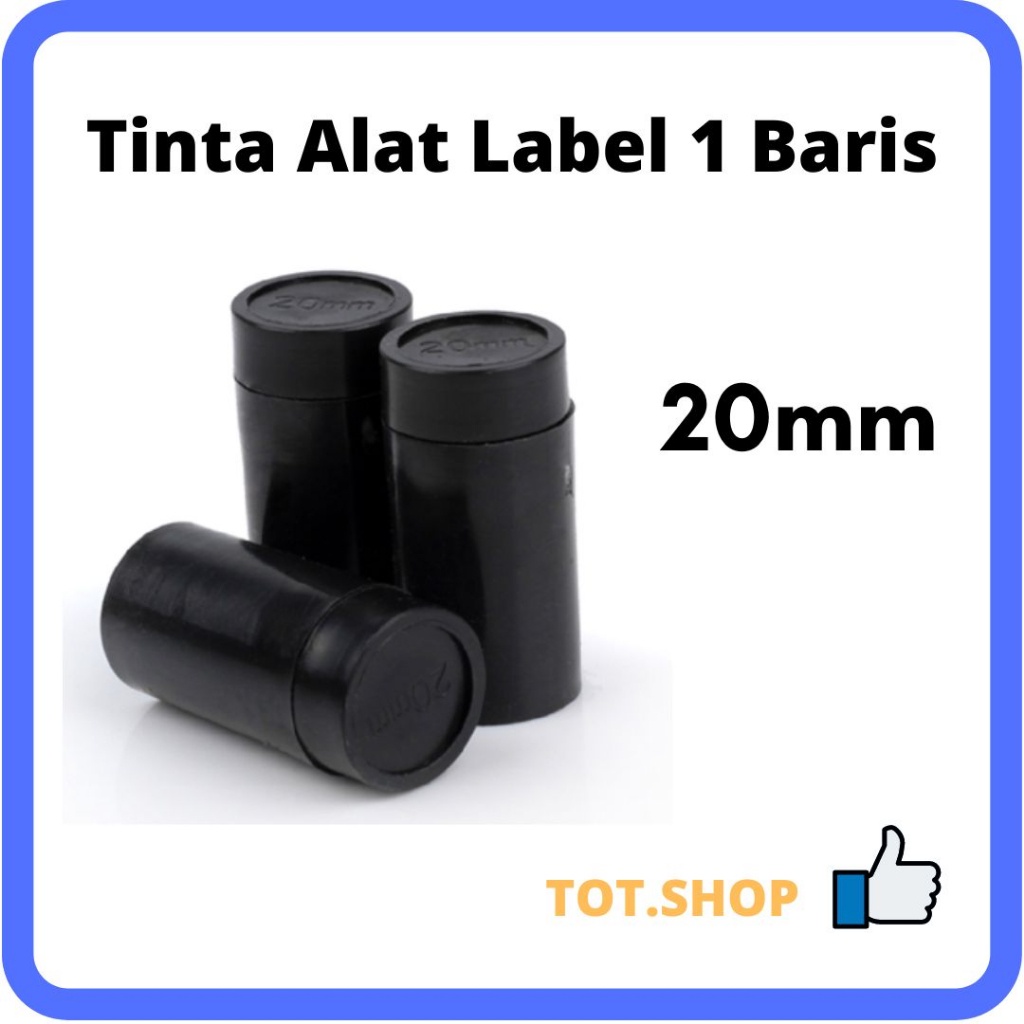 

17A. Reffil Tinta Alat Label Harga 20mm untuk Price Labeller 1 Baris MX 5500