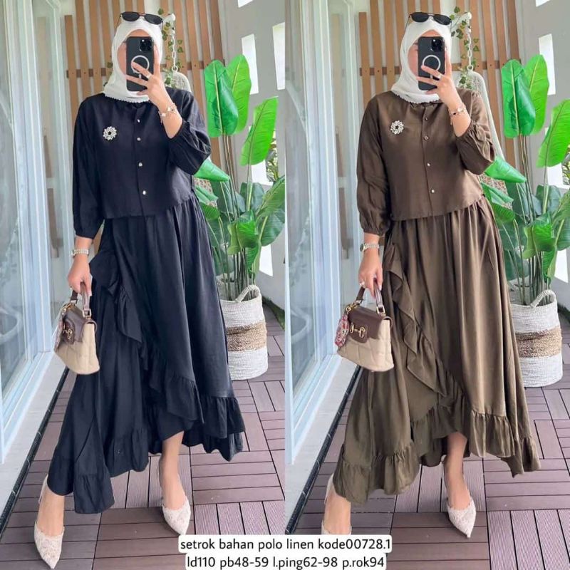 KOLEKSI BV SET ROK AYURA