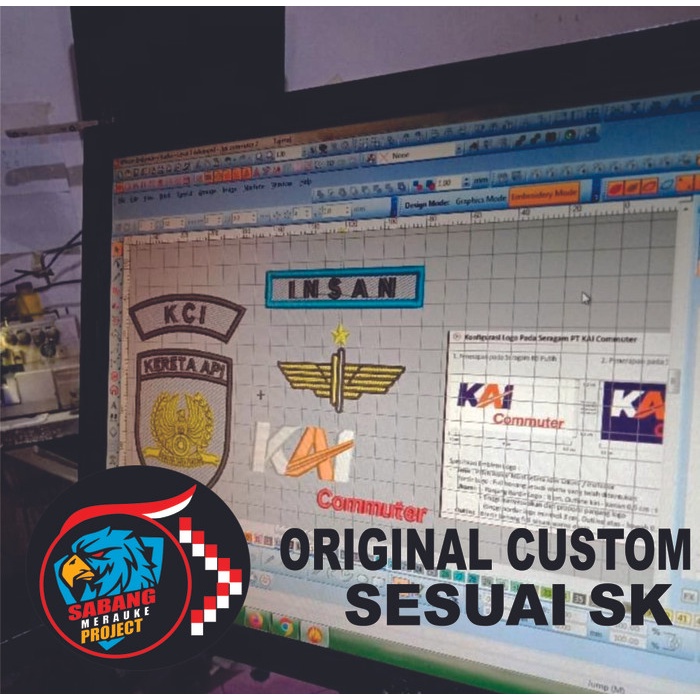 Seragam original R6 Kereta Api Terlaris