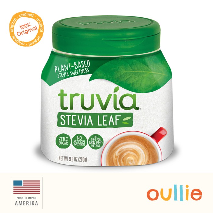 

Truvia Natural Sweetener Spoonable 280g 9.8 oz