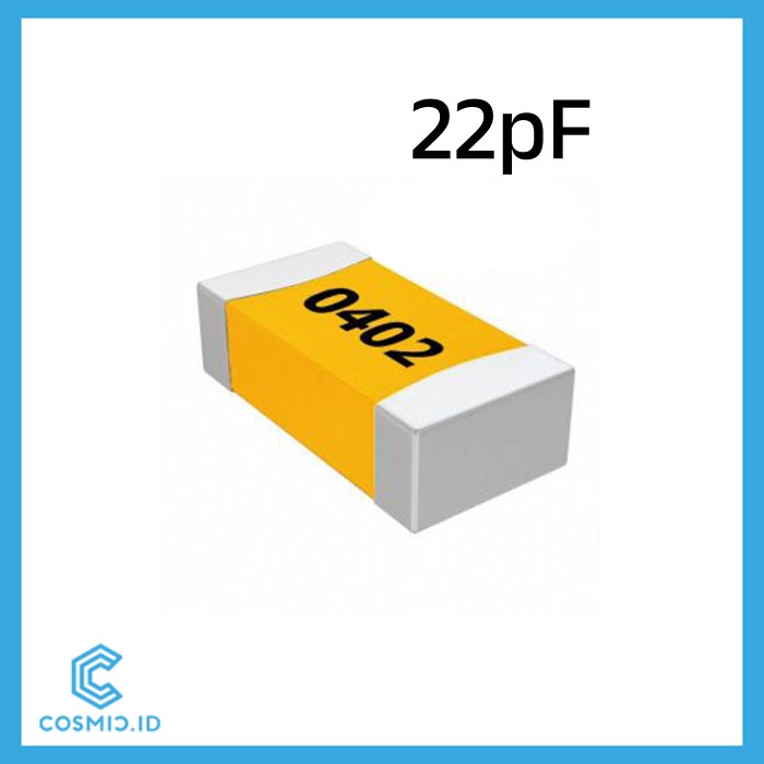 Capacitor 0402 22pF Kapasitor 22 pF SMD SMT 10% 10%
