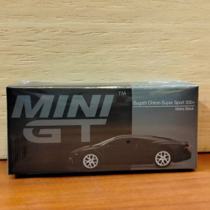 MINIGT 374 BUGATTI CHIRON SUPER SPORT 300 MATTE BLACK MINI GT LP27