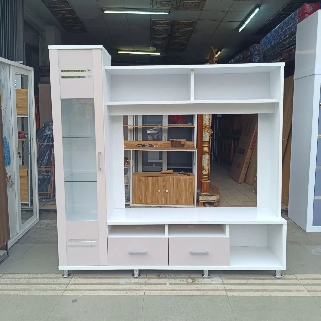 Toppan Lemari TV buffet sekat haura partisi ruangan