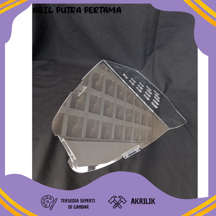 Sekat Bagasi Downdraft Transparant Pcx 160 Mika Pcx Pembatas Box Pcx