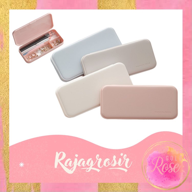 

ℛ - S5983 Tempat Pensil / Kotak Pensil Multifungsi Minimalis / Kotak Alat Tulis Portabel / Tempat Pensil Perlengkapan Sekolah