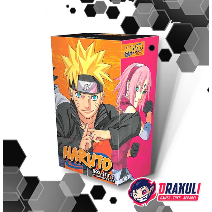 

Drakuli Hobbies Manga Naruto Box Set 3: Vols. 49-72 Premium (Paperback)