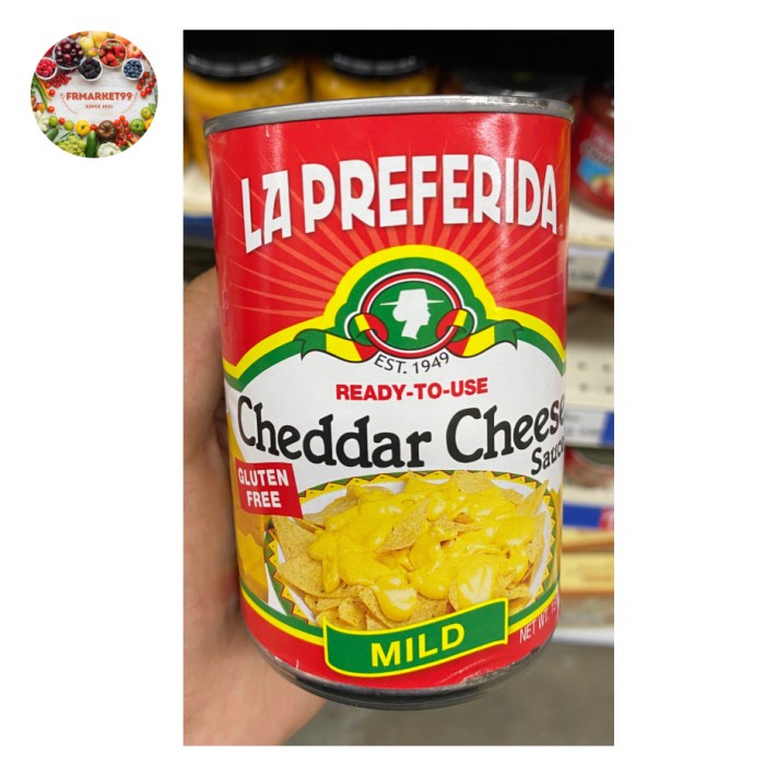 

La preferida Cheddar Cheese Sauce Mild | Saus Keju Cheddar 425 grm