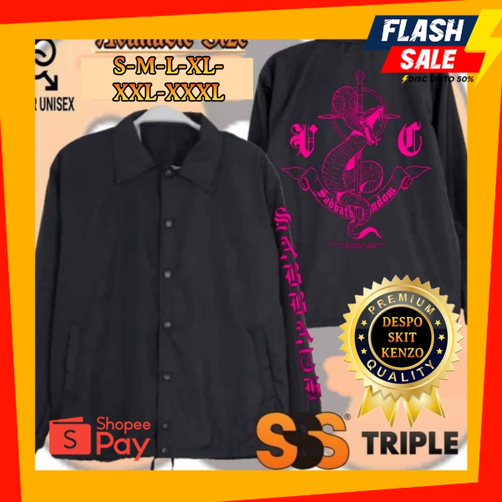 OUTFIT JKT48 | READY SIAP KIRIM COACH JAKET SABBATH CREW WOOIN VERSION JACKET WEBTOON WIND BREAKER H