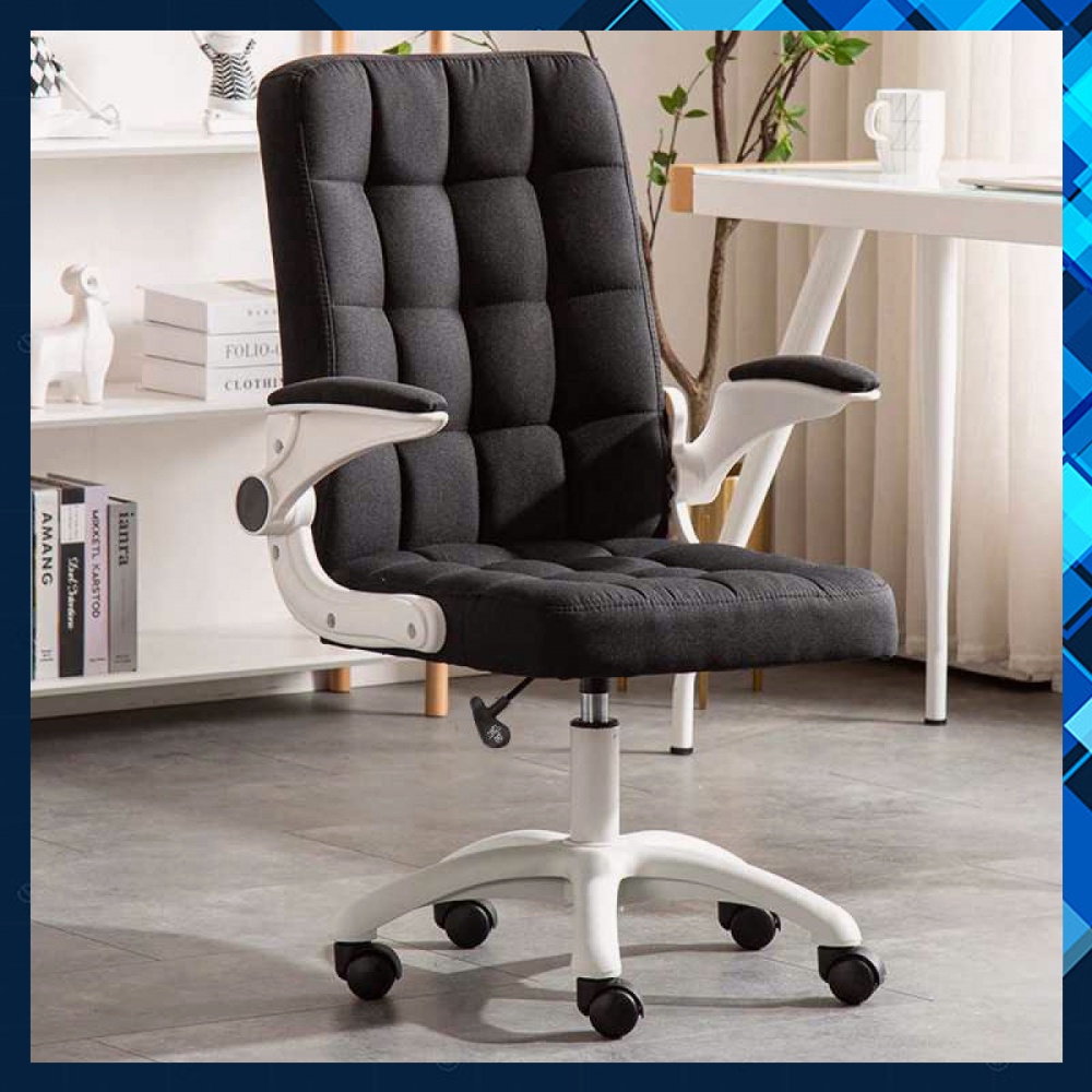 

Comfort Kursi Kerja Kantor Office Chair Lift Swivel Fabric -RT562