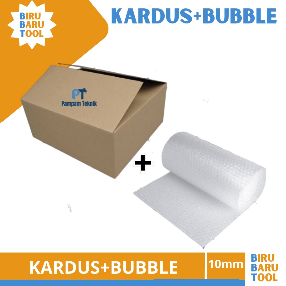

Tambahan Packing Kardus dan Bubble Wrap agar paket AMAN - 2Kg Kurang / Suku Cadang Sparepart Pompa Air