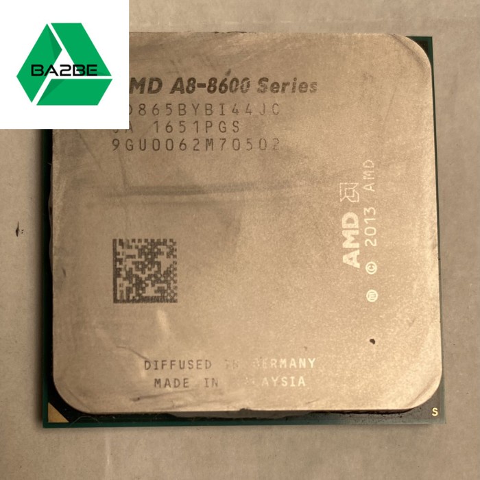 Processor amd a8-8600 series  Socket fm2+