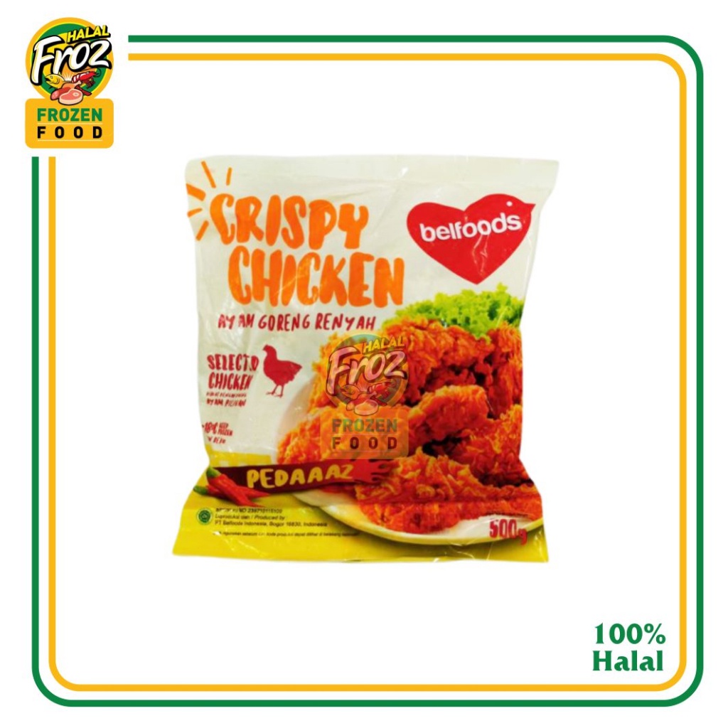 

Crispy Chicken Ayam Goreng Pedas Belfoods 500gram HFPRS