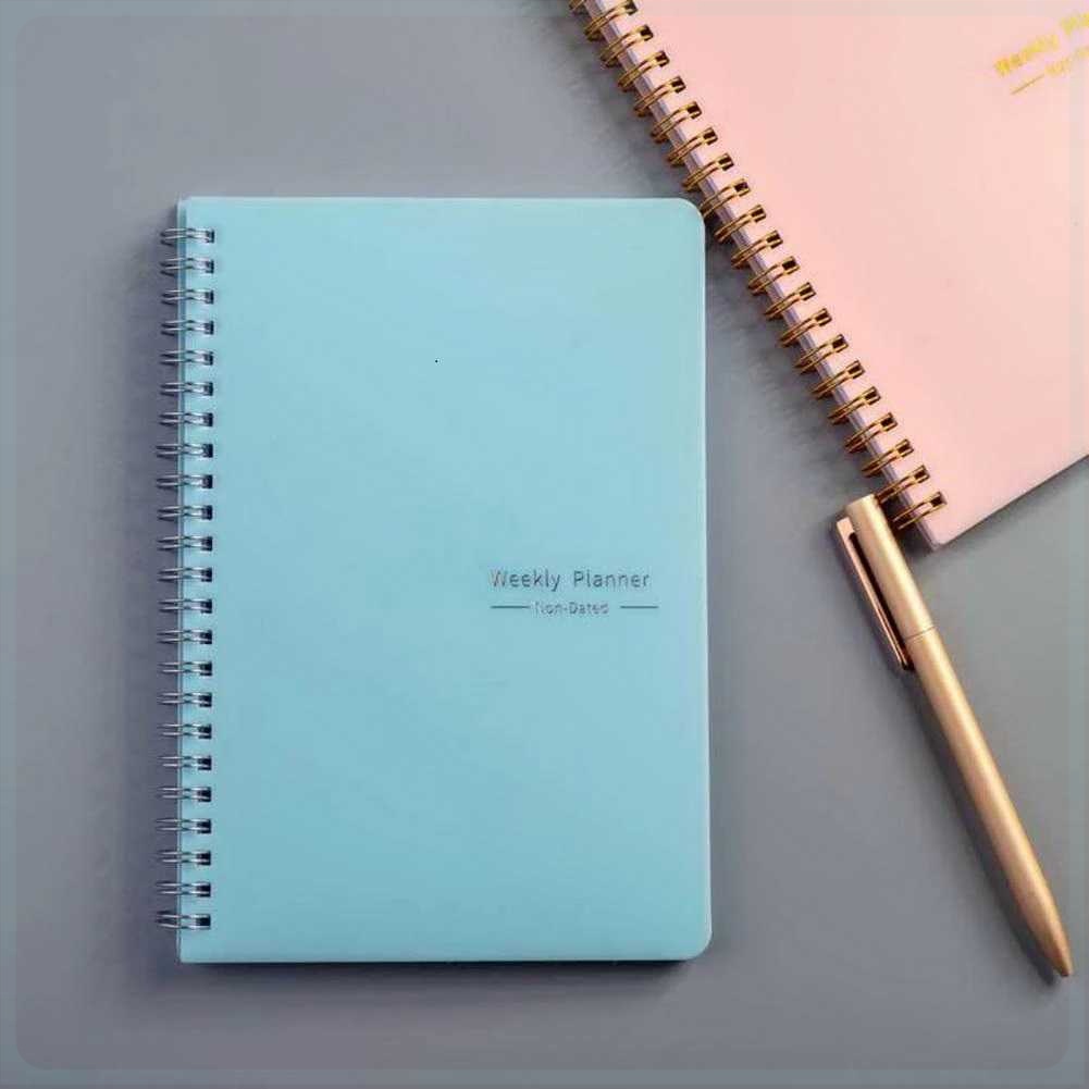 

ASHUKA Weekly Planner Book for 52 Weeks Buku Catatan Mingguan A5 - ASH-52