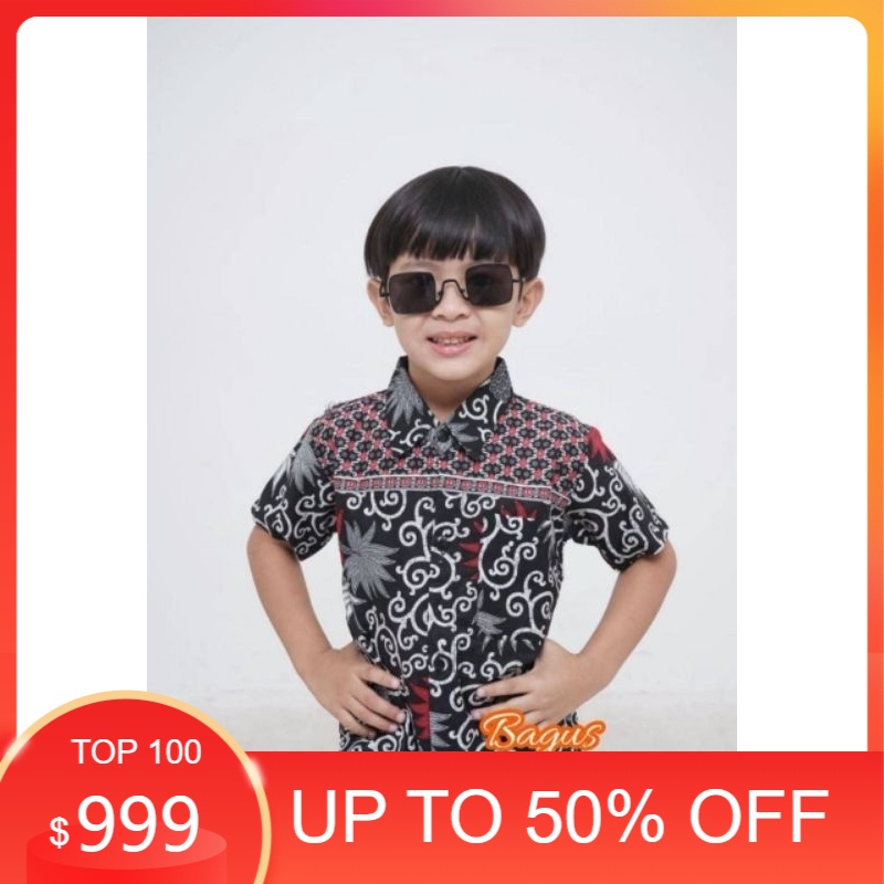 BAJU BATIK ANAK LENGAN PENDEK/Kondangan nikahan resepsi