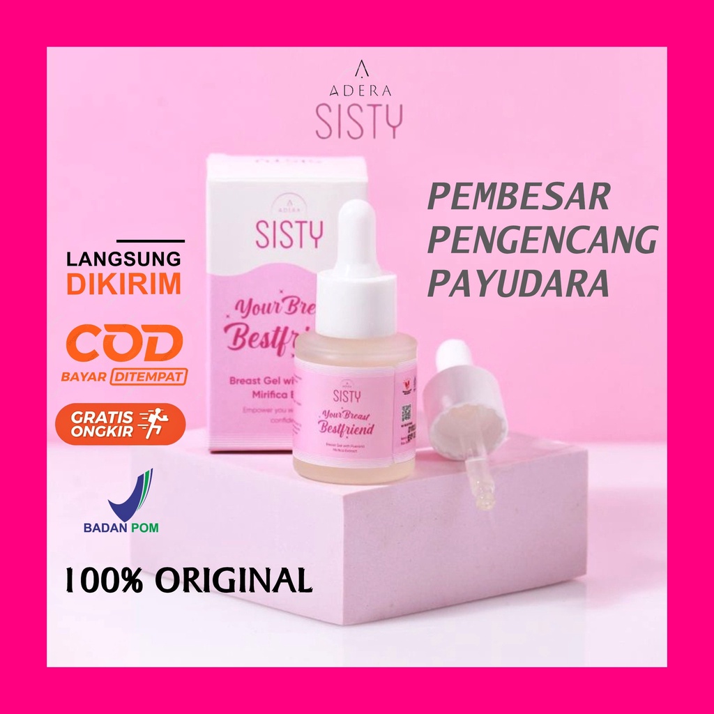 SISTY SERUM PAYUDARA BREAST GEL ADERA BPOM 100% ORI / KINSGLOW SKINCARE |KINSGLOW BEAUTY SKINCARE OR