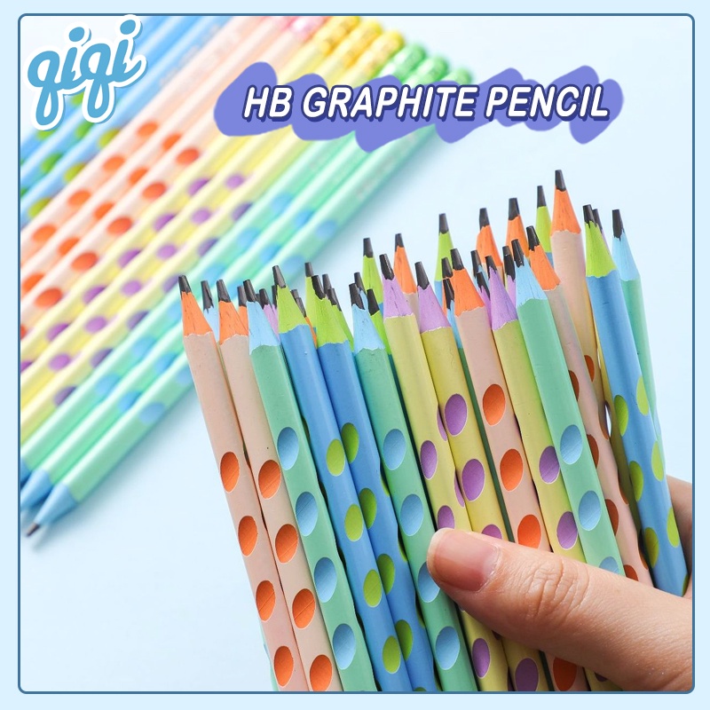 

pensil karakter/pencil sekolah HB pensil/Graphite Pencil Pensi 1 PCS /Pensil Pencil HB Warna Pastel Asthetic - Qiqi Treasure
