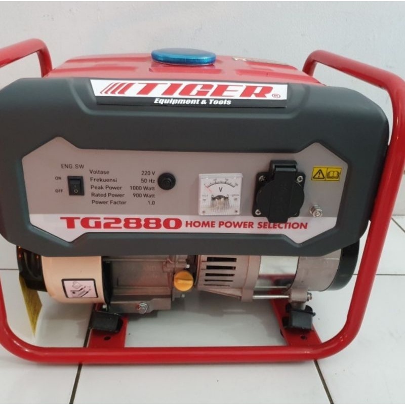 GENSET GENERATOR BENSIN 4TAK TIGER 1000wat / genset 4tak 1000wat