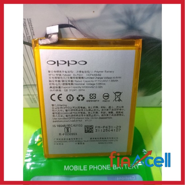 Baterai Tanam Oppo F3 Oppo F5 Plus BLP631 BLP 631 Batre Batrai HP