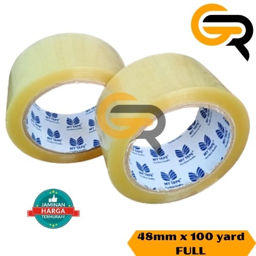 

Lakban Bening 100yard 2inch 48mm 91meter Lakban Murah Mytape Kualitas Daimaru Gudang Rekat