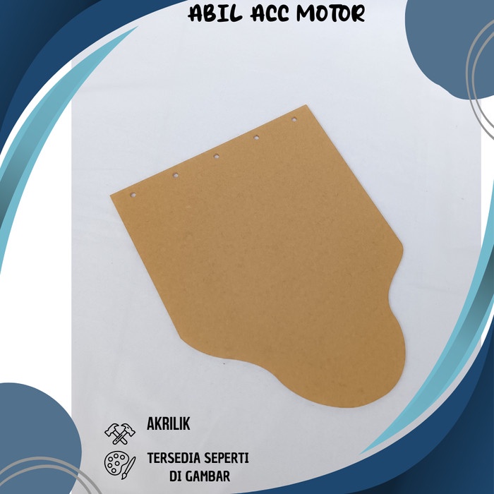 MUDFLAP AKRILIK BEAT DELUXE / BEAT STREET NEW 2020 -2023 BEAT NEW
