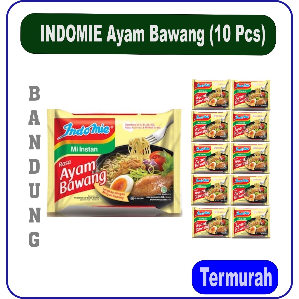 

INDOMIE Ayam Bawang (10 Pcs)