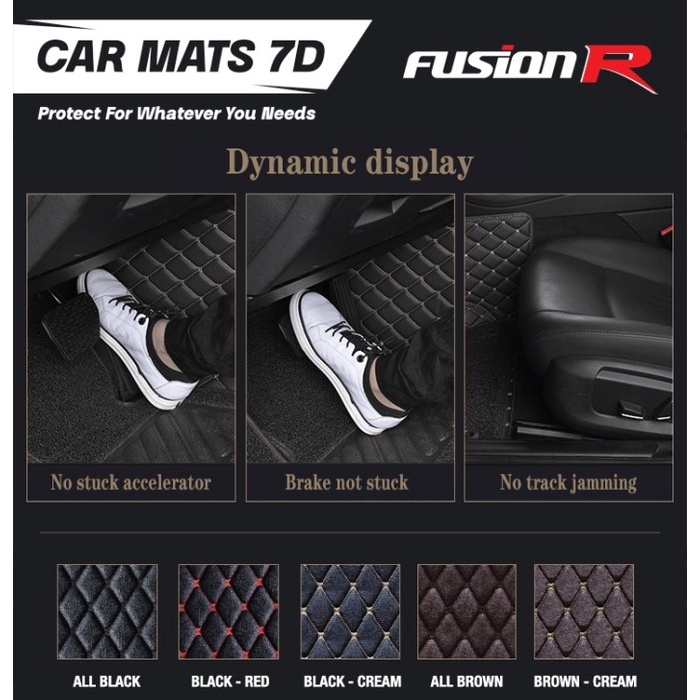 Fusion R Karpet Mobil 7D Volkswagen VW TIGUAN Premium Full Set Bagasi