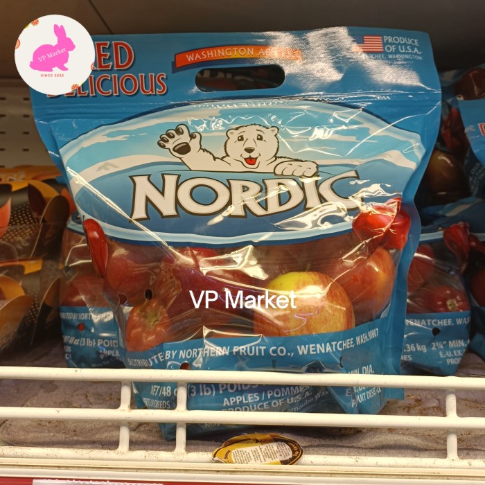 

Apel Red Delicious USA Fresh Nordic | Buah Apel Red Del | Pack-+1.4kg