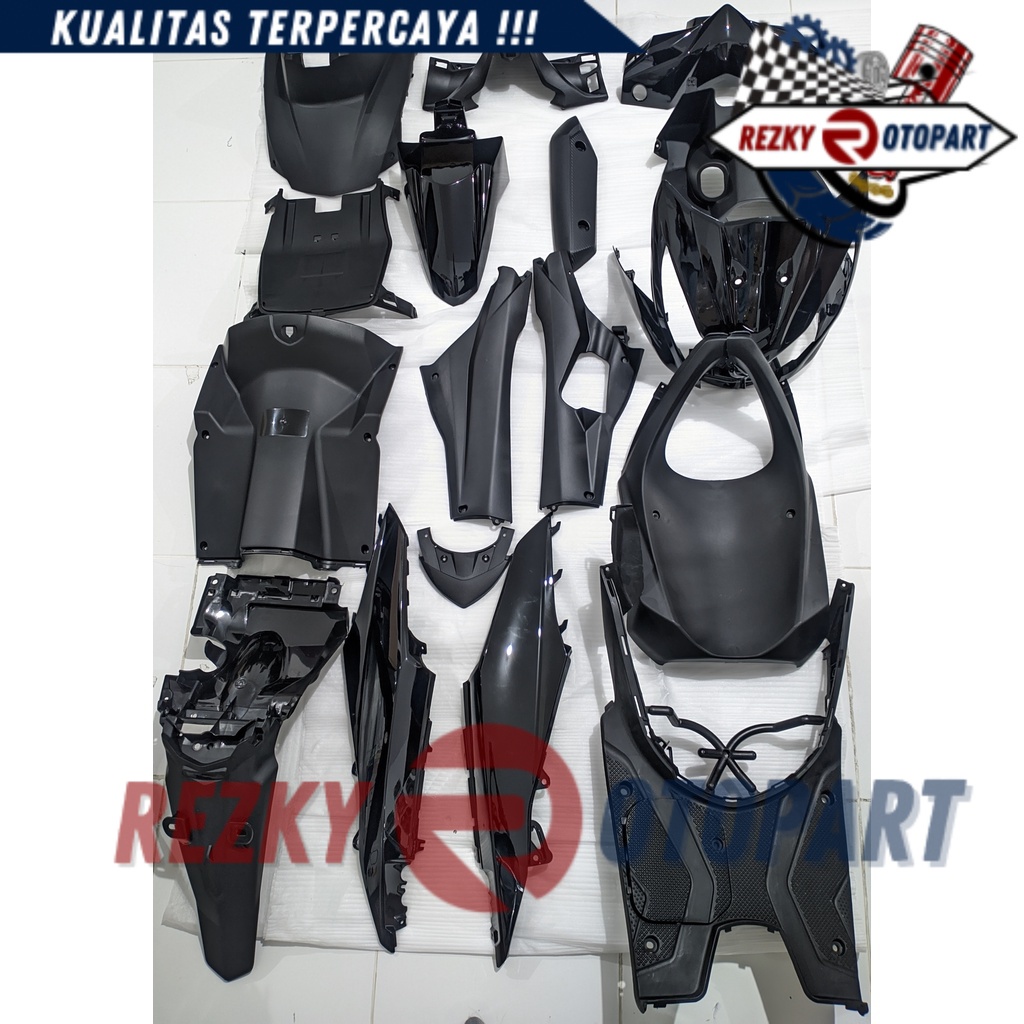 Full Body Beat FI CBS K25 2012 2013 2014 Hitam WIN | complete set bodi kasar halus motor honda injek