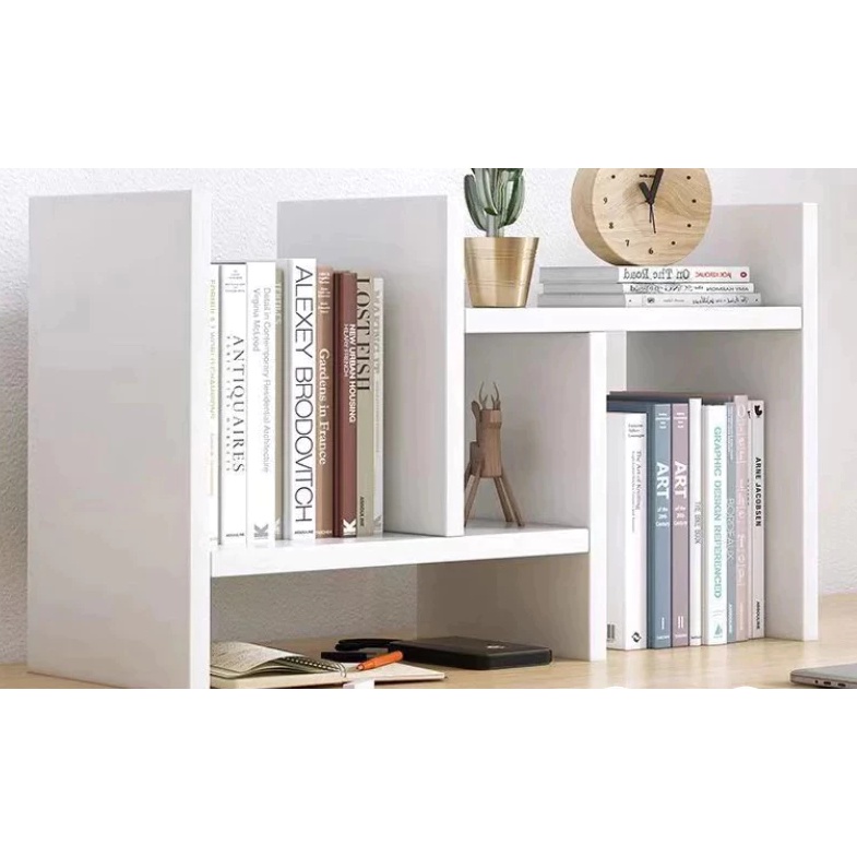 IH Rak Buku Rak Kayu Serbaguna Mini Portable Kayu Kuat dan Kokoh Minimalis Rak Rak Serbaguna Minimal