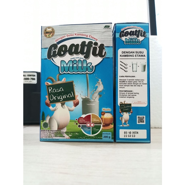 

Best Seller GOATFIT MILK Susu kambing Etawa Plus Madu rasa Original plus royak jelly rasa vanilla Termurah Jamu herbal Alami