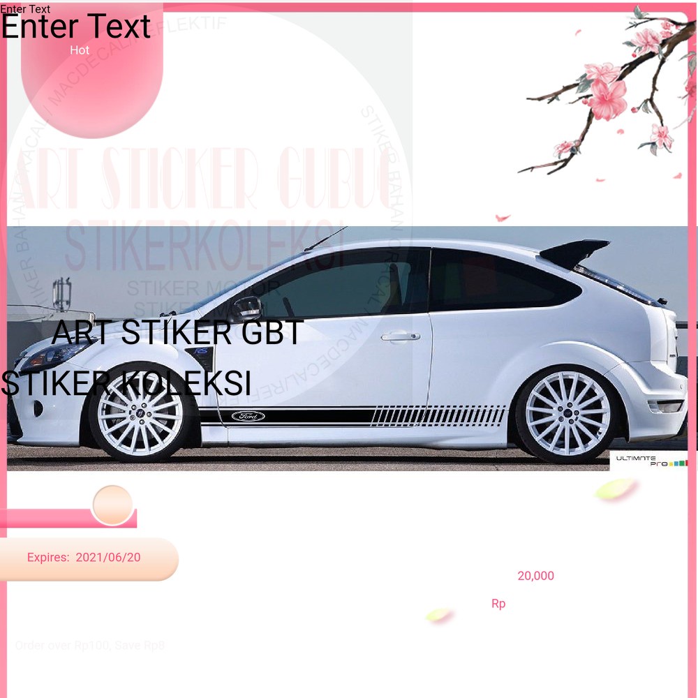 TERMURAH sticker ford fiesta sticker ford ecosport sticker ford focus everest dll TERLARIS