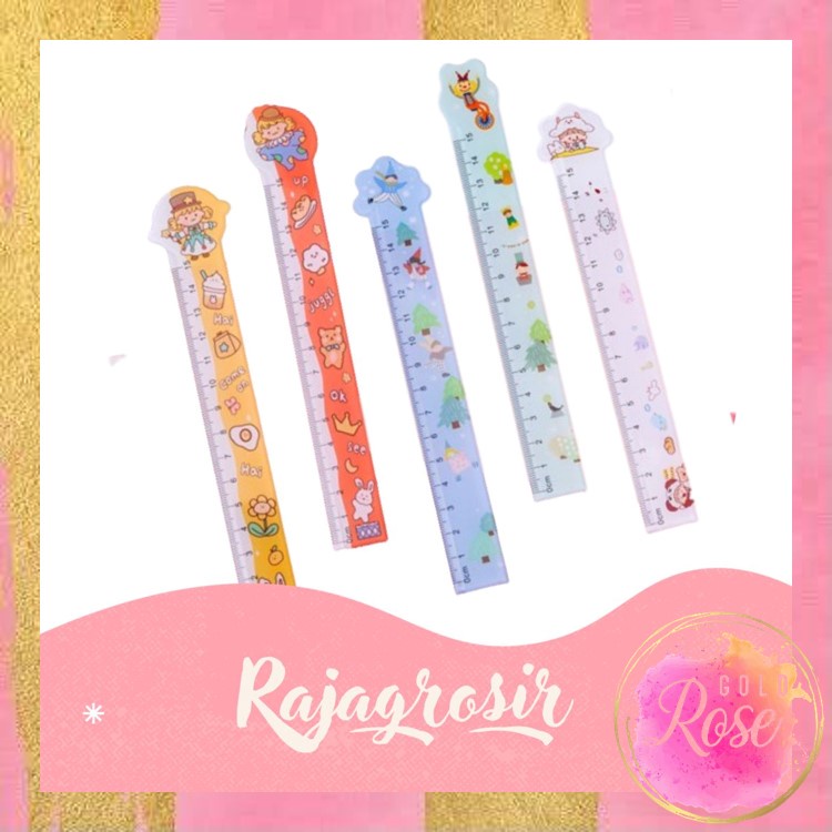 

ℛ - S6069 Penggaris Lucu 15 Cm / Penggaris Plastik Funny Karakter / Penggaris Sekolah Kantor / Penggaris Bermotif Lucu