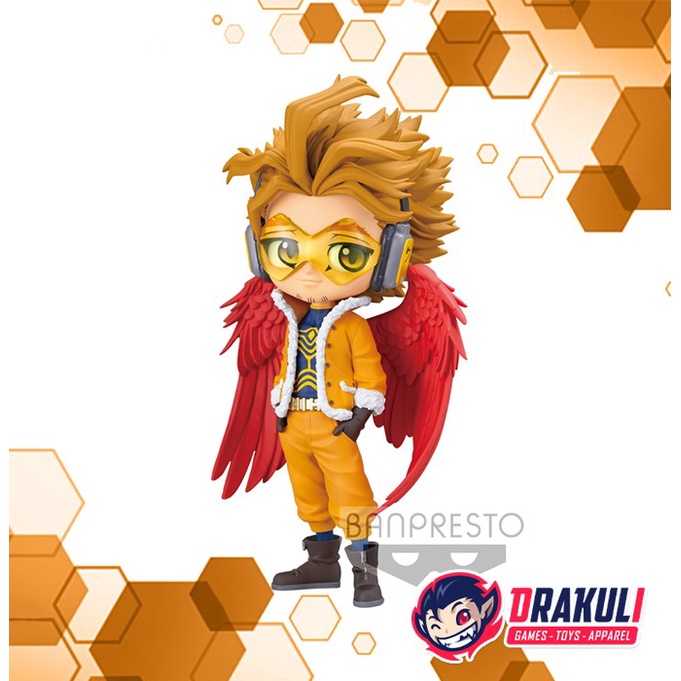 Drakuli Hobbies Q Posket My Hero Academia Figure - Hawks Ver. B