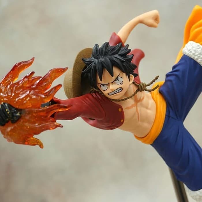 MURAH-  GX Materia luffy Action Figure One piece bwfc koa scultures ace sabo- 1.2.23