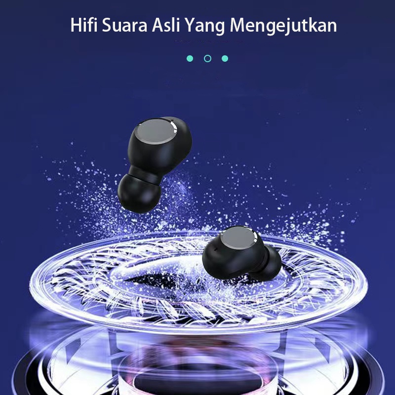【COD】 Hot Selling Headset Bluetooth Vivo Original 100 T11 Mobile Power Bluetooth Headset Tinggi -Definisi Nomor Tampilan Nirkabel Di -Eadset