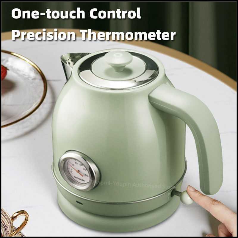 

QCOOKER Teko Listrik Pemanas Air Water Heater Thermometer 1800W 1.7L - QS-1701