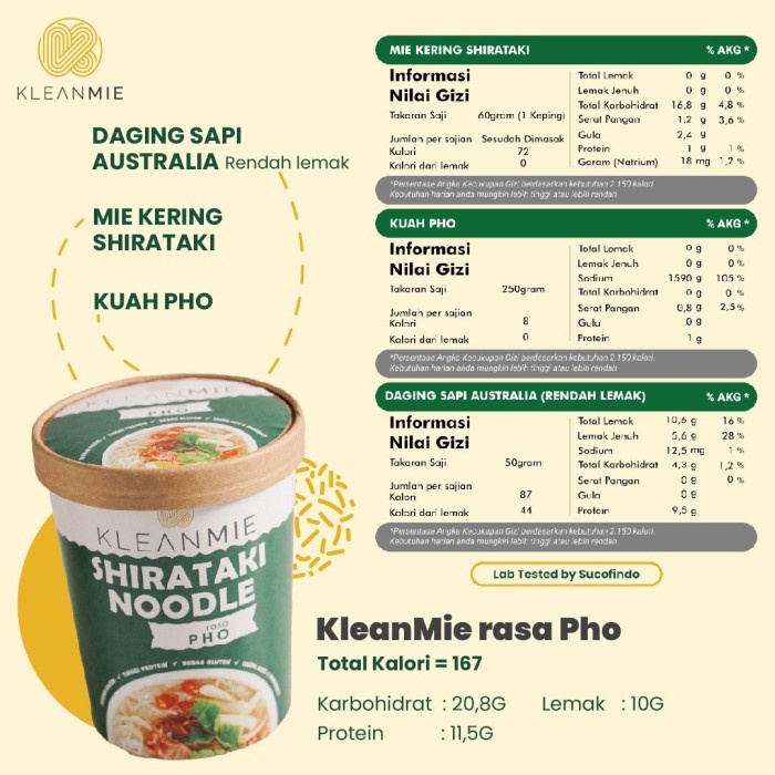 

KleanMie Rasa Pho - Frozen Shirataki Noodle