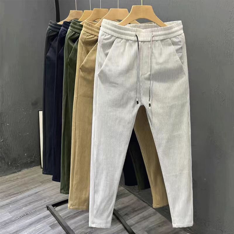 New trend versatile cropped pants for men